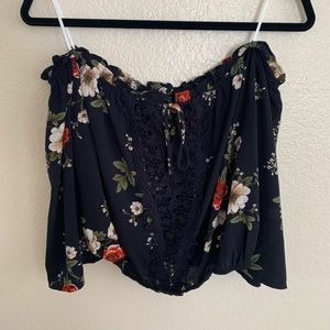 Floral crop top